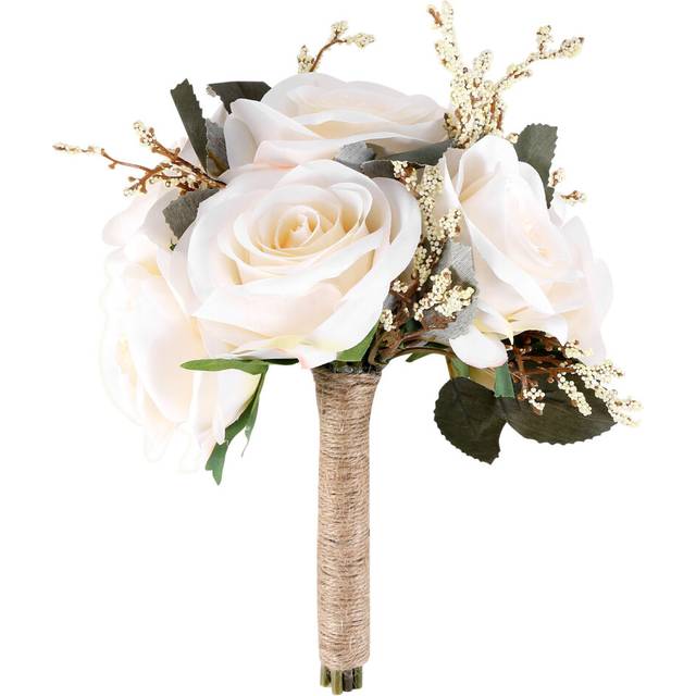 Bridal Bouquets for Wedding, Artificial Flower Bouquet Bride Bridesmaid Holding Flower, Flower Girl Bouquet