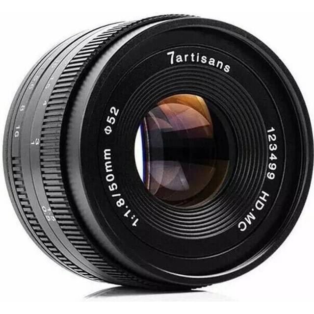 (Canon EOSM) 50mm F1.8 Large Aperture Portrait Manual Focus Micro Cameras Lens Fit for Canon eos-m Mount E-Mount for Fuji FX-Amount