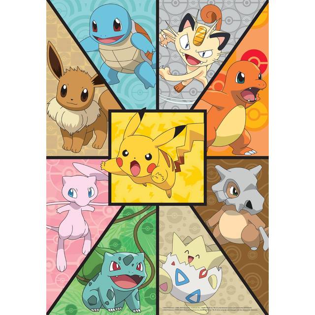 Buffalo Games - Pokemon- Kanto Companions - 300 Piece Jigsaw Puzzle for Adults -Challenging Puzzle Perfect for Game Nights - Finished Size is 21.25 x