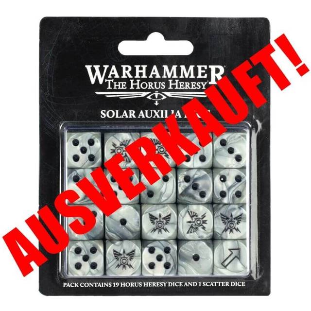 Games Workshop Horus Heresy: Solar Auxilia Dice