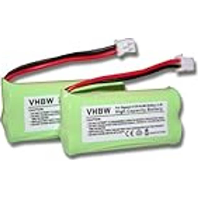 Vhbw - 2x Battery compatible with Siemens Gigaset A260 Trio, A265, A345 Wireless Landline Phone (700mAh, 2.4 v, NiMH)