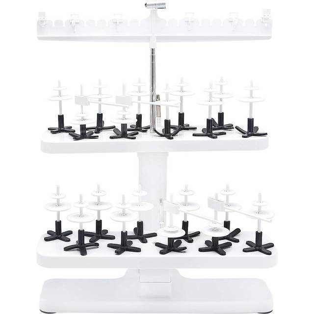 Sew Tech 20 Spool Thread Stand for Embroidery Machine Sewing Quilting Serger Machine  Height Adjustable Cone Thread Holder for Smoother Feed  Large Sp