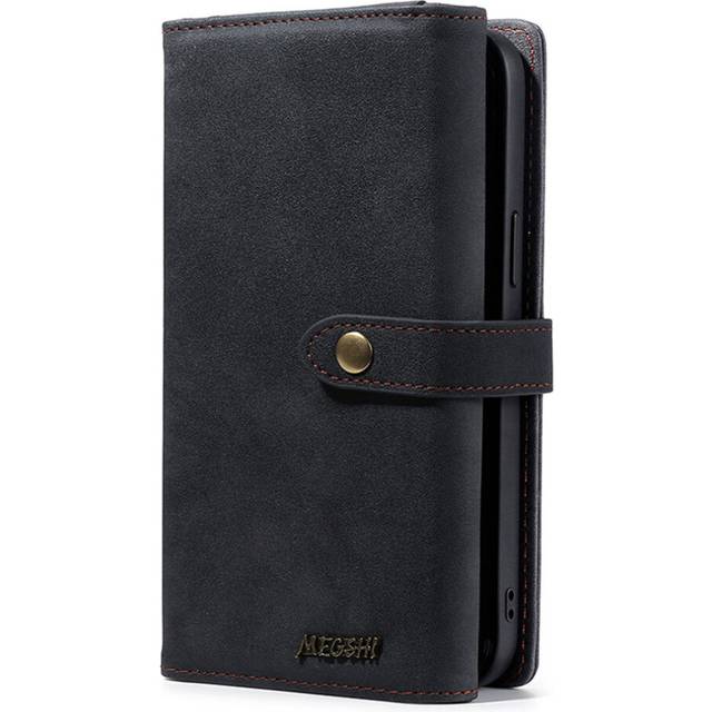 Wallet Flip PU Leather Phone Case for IPhone 12 Pro Max Simple Handbag with Card Holder