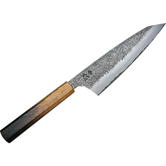 Sakai Takayuki Homura Guren (Aogami 2 Steel) Japanese Chef&#039;s Kengata-Gyuto Knife 225mm with Urushi Lacquered Oak Handle