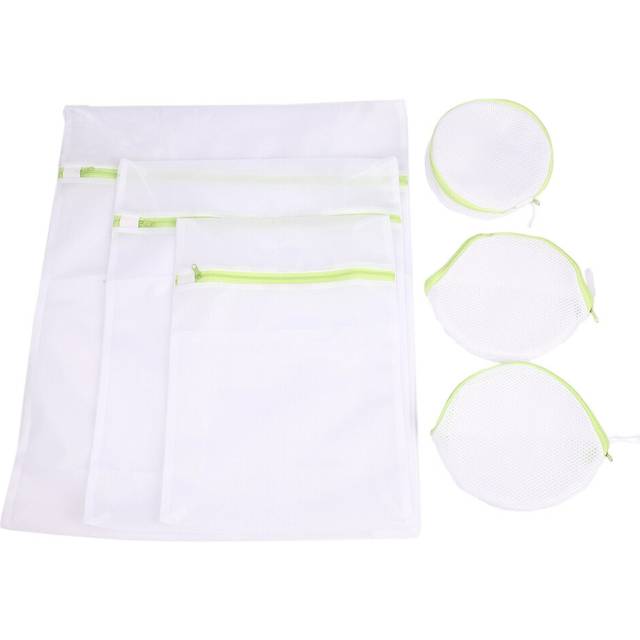 6pcs/set Laundry Bag Drawstring Bra Underwear Products Laundry Bags Useful Mesh Net Bra Wash Bag Zipper Laundry Bag
