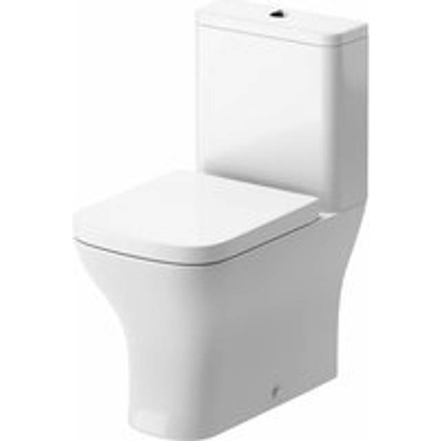 Signature - Aztec Close Coupled Back to Wall Toilet with Push Button Cistern - Soft Close Seat