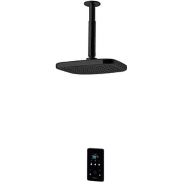 Triton - Envi 10.5Kw Thermo Black Electric Shower c/w Ceiling Fed Fixed Head