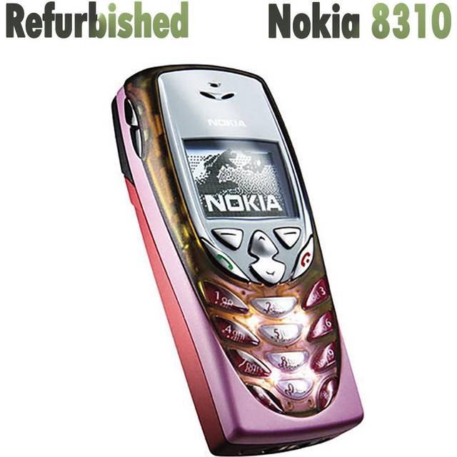 Refurbished Nokia Original Nokia 8310 2G Mobile Phone Simple set red
