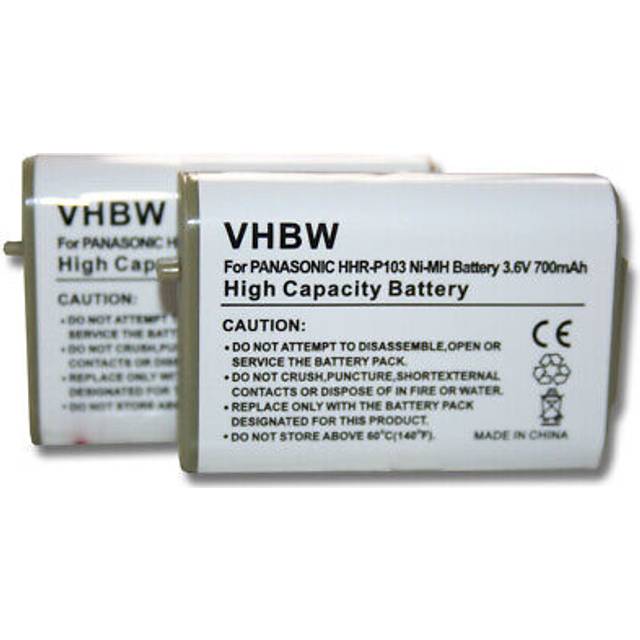 2x battery for radio shack 102 43-9015 43-9016 103 23-966 249 43-9004 700mah
