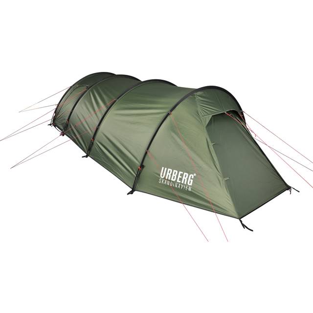 Urberg 4-Person Trekking Tunnel Tent G2 Kombu Green, One Size