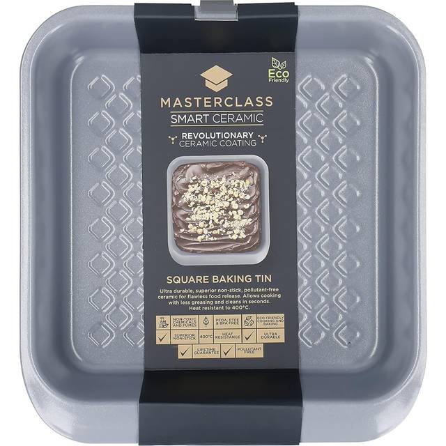 MasterClass Smart Ceramic Non-Stick Square Baking Tin - 24x22x6cm