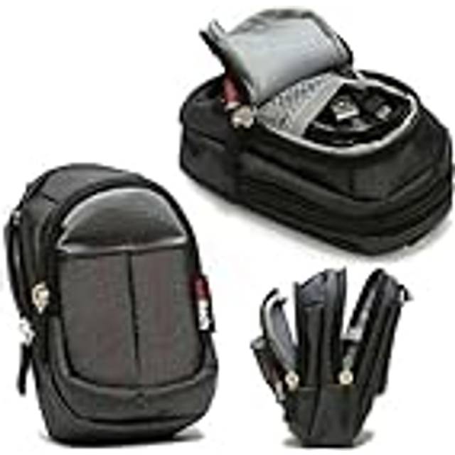 Navitech black camera case for canon powershot v10