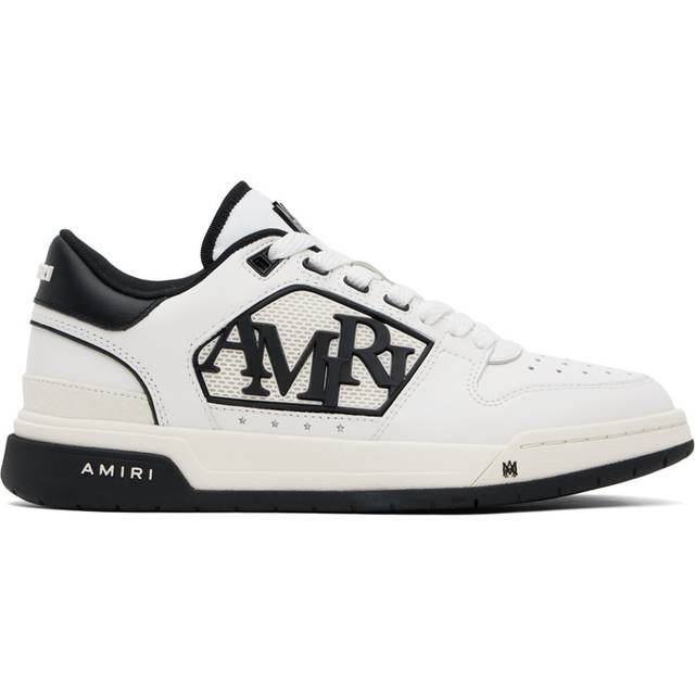 AMIRI - Classic Low Logo-Appliquéd Suede and Rubber-Trimmed Leather Sneakers - Men - White - EU 42