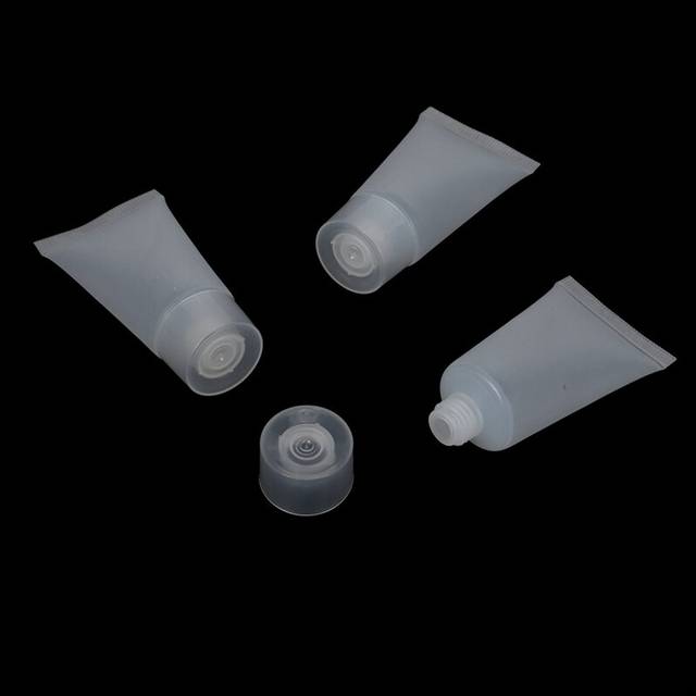 150Pcs 15Ml Refillable Tube Empty Lotion Bottle Soft Tube with Cap Travel Squeeze Make Ups Container Refillable Bottles