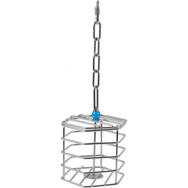 Pet Bird Parrot Squirrel Bold Stainless Steel Food Hanging Cage Foraging Toys Macaw Cockatoo Hunt Feeder Entertainment Toys
