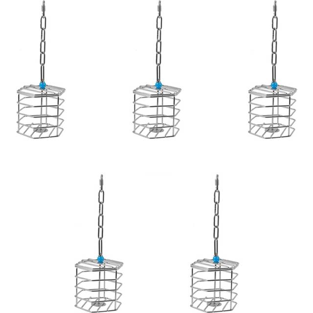 5X Pet Bird Parrot Squirrel Bold Food Hanging Cage Foraging Toys Macaw Cockatoo Hunt Feeder Entertainment Toys