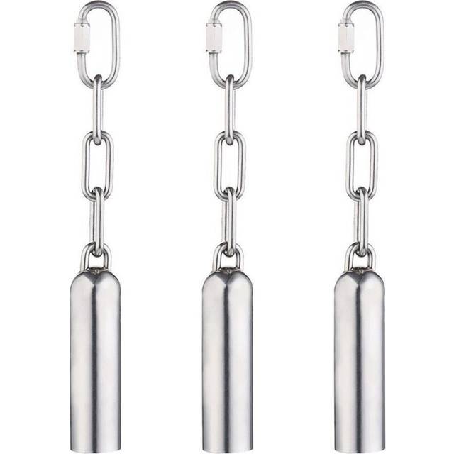 3X Stainless Steel Bell Toy for Birds,Heavy Duty Bird Cage Toys for Parrots, African , Mini Macaws, Small Cockatoos