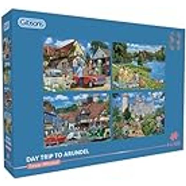 Gibsons Day Out with The Family Jigsaw Puzzle (4 x 500 Pieces)