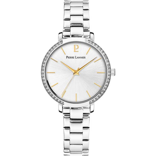 Pierre Lannier Chouquette 036P621 - Dam - 30 mm - Analogt - Quartz - Mineralglas - Silver (12 mm)