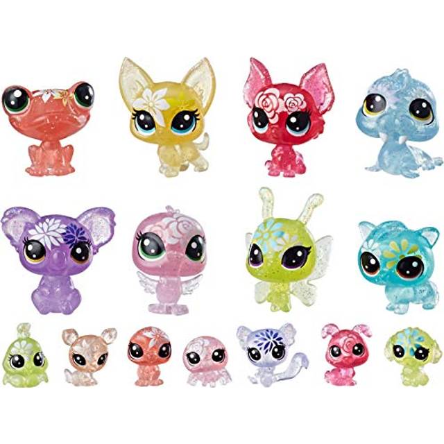 Littlest Pet Shop Blooming Bouquet, 16 Pets, Part of The Lps Petal Party Collection