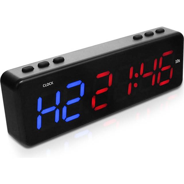 Wireless Bt Control Gym Timer Rechargeable Stopwatch Countdown/up Clock For Home Gym Fitness Training Interval Timer Clock With Magnetic Backing