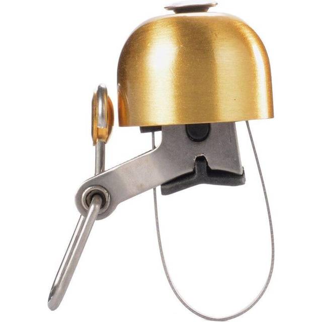 Cykelklocka vikbar cykel retro klocka mountainbike klockhorn horn cykeltillbehör cykelklocka - Guld-
