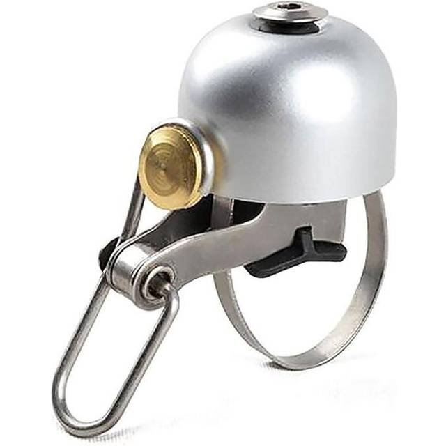 Cykelklocka vikbar cykel retro klocka mountainbike klockhorn horn cykeltillbehör cykelklocka - silver--