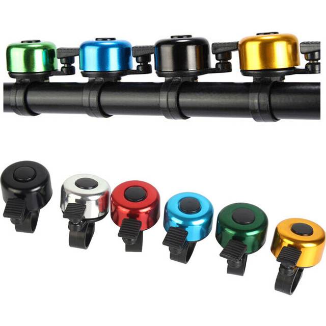 (Red) Bicycle Bell Aluminum Color Mini Car Bell Cycling Accessories
