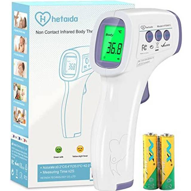 Forehead Thermometer for Adults and Children, Non Contact Digital Infrared Thermometer for Kids, No Touch Temperature Gun Baby Body Thermometer with