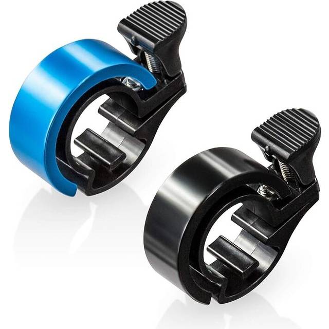Bike Bell 2 PCS Bike Ring O Design Bicycle Bell Crisp Clear Sound Mini Bicycle Ring Bell Aluminum Alloy Adult/Youth Bicycle Bell Cycling Accessories