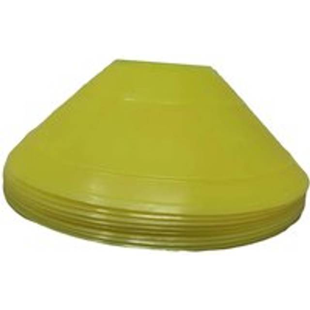 Space Marker Cones 10 Pack - Ideal Sports | Sports Ball Shop - Yellow
