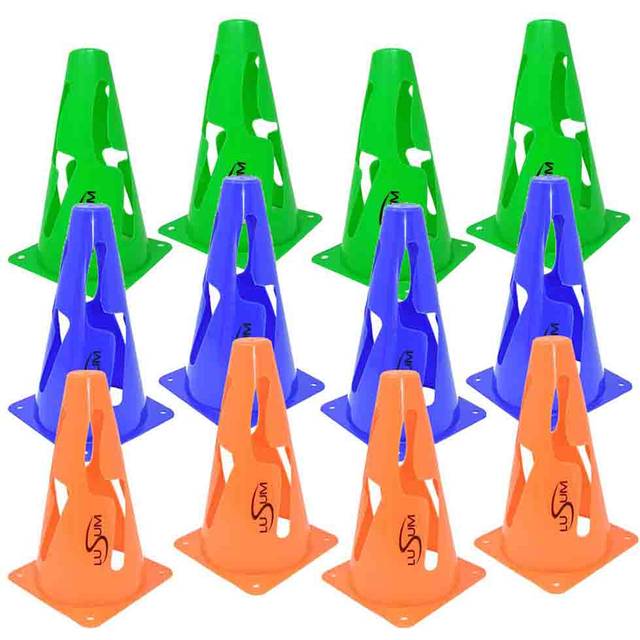Buy Lusum 225mm Collapsible Safety Cones - Sports Ball Shop