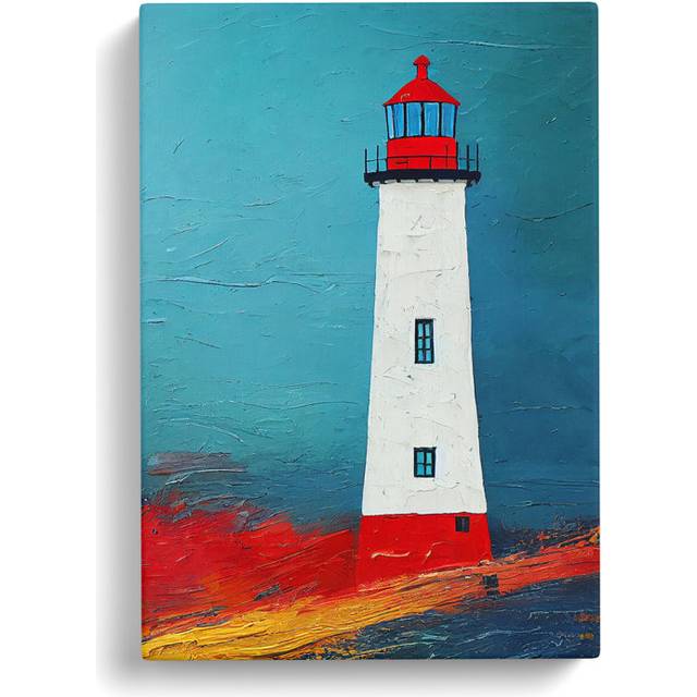 Lighthouse Vol.2 - Wrapped Canvas Graphic Art (60cm H x 40cm W x 3cm D)