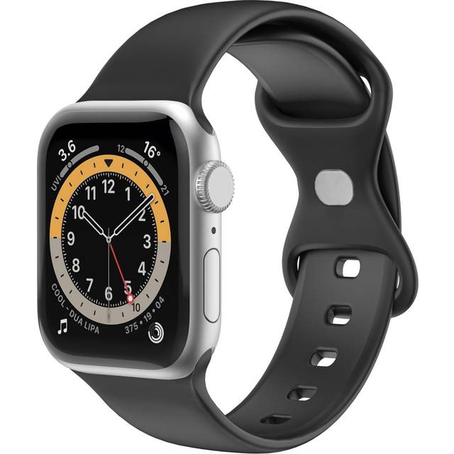 Armband till Apple Watch 38/40/41mm Silikon Svart