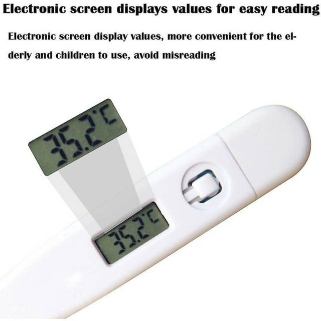 Digital Lcd Thermometer Body Safe Under Arm Oral Temperature Measuring For Baby Adult