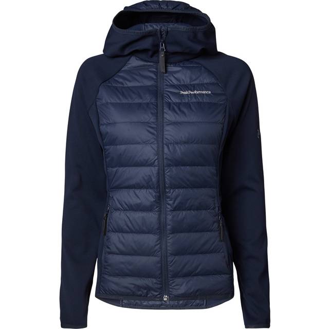 Down Hybrid Hood lättviktsjacka, BLUE SHADOW, Dam, XS