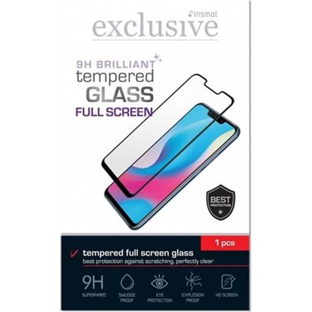 Insmat Brilliant - Skärmskydd för mobiltelefon - helskärm - glas - ramfärg svart - för Samsung Galaxy A05s