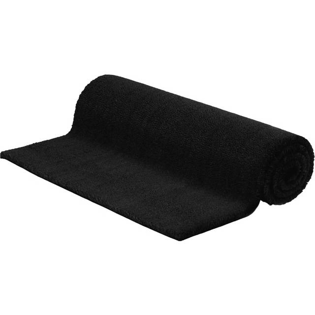 vidaXL Door Mat Black 100x300 cm Tufted Coir