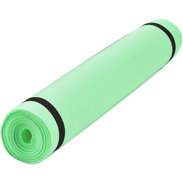 (Flourescent Green) Kaesi Moisture Absorbing Non Slip Fitness Pilates Yoga Mat Outdoor Sports Camping Pad
