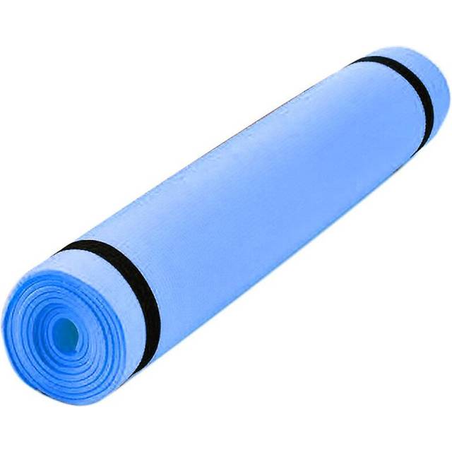 (Blue) Kaesi Moisture Absorbing Non Slip Fitness Pilates Yoga Mat Outdoor Sports Camping Pad