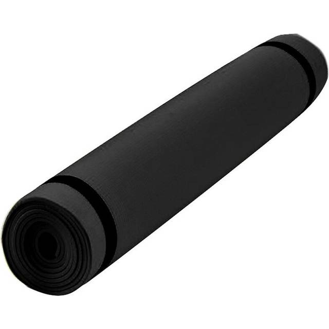 (Black) Kaesi Moisture Absorbing Non Slip Fitness Pilates Yoga Mat Outdoor Sports Camping Pad