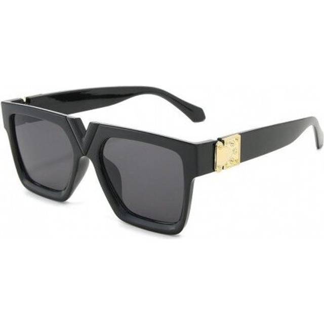 (C2) Sunglasses for Men Women Square Thick-edged Frame Beach Sun Glasses Driving Eyewear oversized V-shape Sunglasses Street Shot