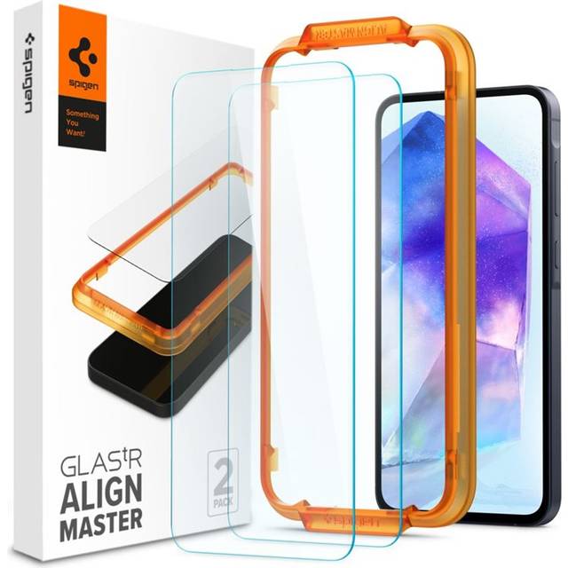 [2-Pack] Spigen Galaxy A55 5G HÃ¤rdat Glas SkÃ¤rmskydd ALM Glas.Tr