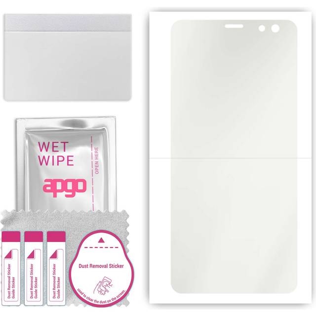 apgo Hydrogel Matte Screen Protector for Sony Xperia XZ3, Hydrogel Film, Flexible, Soft TPU with positioning layer easy installation