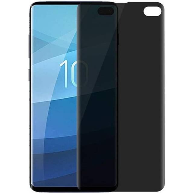 Compatible With Samsung Galaxy S10 - Tough Plastic Privacy Screen Protector