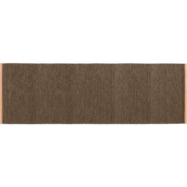 Björk Wool Rug 80x250 cm, Brown