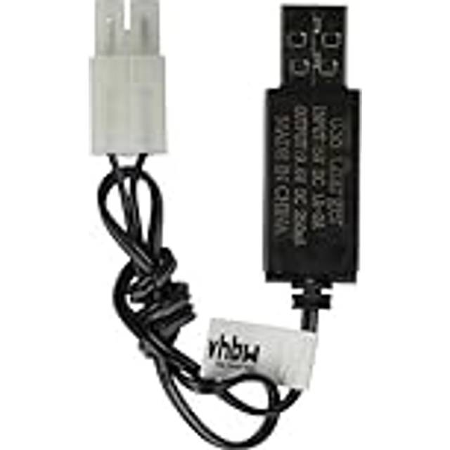 Vhbw - Charger compatible with Tamiya Plug for rc Batteries with Tamiya Connector, rc Model Construction Battery Packs - 60 cm 9.6 v
