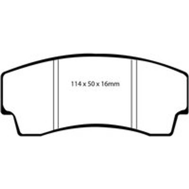 EBC Brakes Yellowstuff Performance Brake Pads - Rear Pad Set