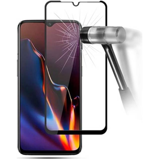 Mocolo OnePlus 6T Härdat Glas Skärmskydd - 9H - Svart