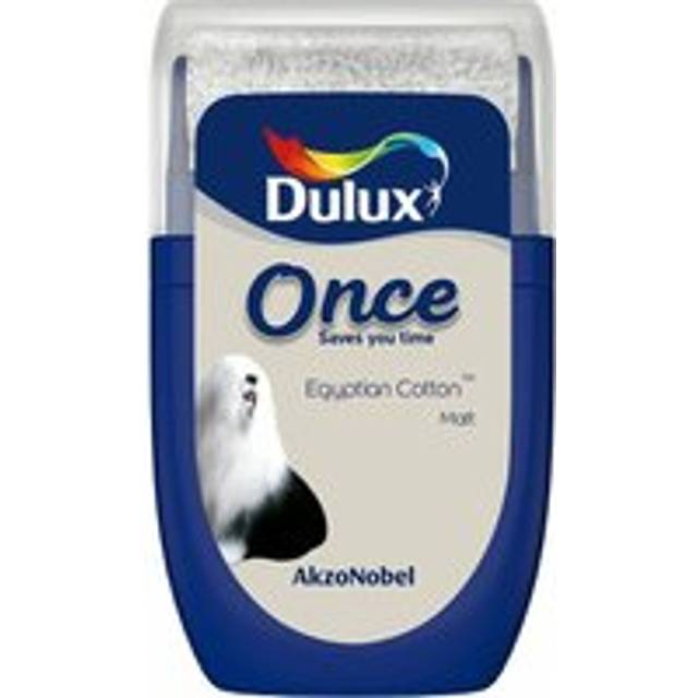 Dulux Retail - Once Matt Tester Paint Pot - 30ml - Egyptian Cotton